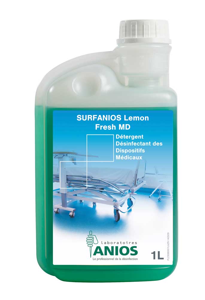Surfanios Premium ANIOS détergent désinfectant sols et surfaces -  Nettoyants désinfectants sols - Robé vente matériel médical