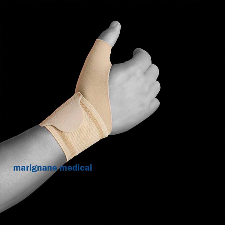 Orthèse poignet enveloppante élastique. Attelle élastique poignet.  Marignane Medical