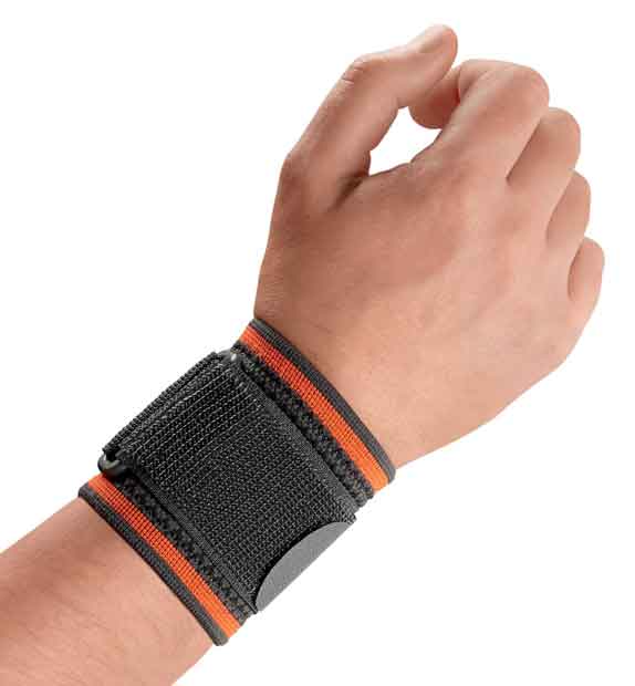 Allernieuwste bande de poignet élastique réglable NOIR - Support d'attelle  de poignet | bol