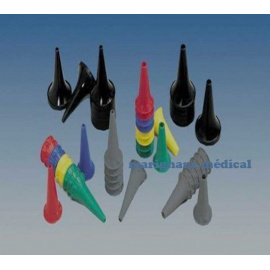 Spéculums auriculaires 4 mm couleur à usage unique speculums-auriculaire-couleur-4-mm-1