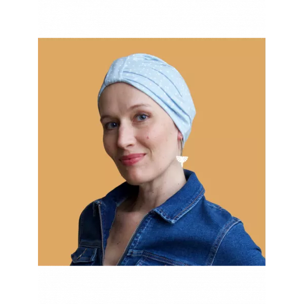 bonnet_chimio_coton_pois_bleu_868793674