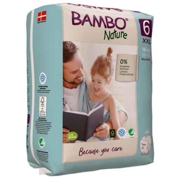 BAMBO NATURE - Couches Taille 6 (+16kg)