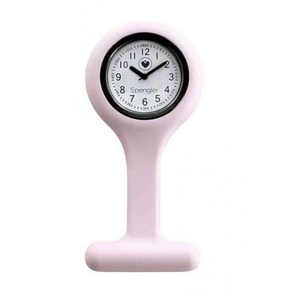 montre-infirmiere-silicone-spengler-rose-poudre