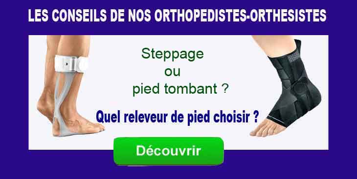  Steppage pied tombant Releveur pied 